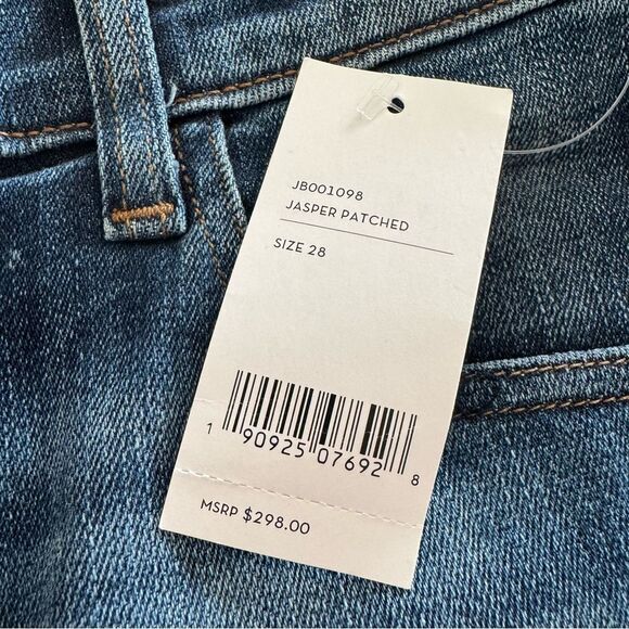 NWT J Brand Alana Jasper Patched Crop Skinny Jeans Size 28 - Picture 8 of 11